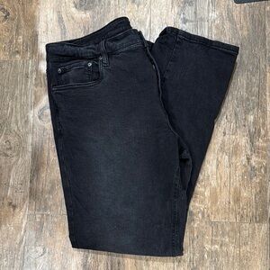 Urban Star Classic Black Straight-Leg Jeans